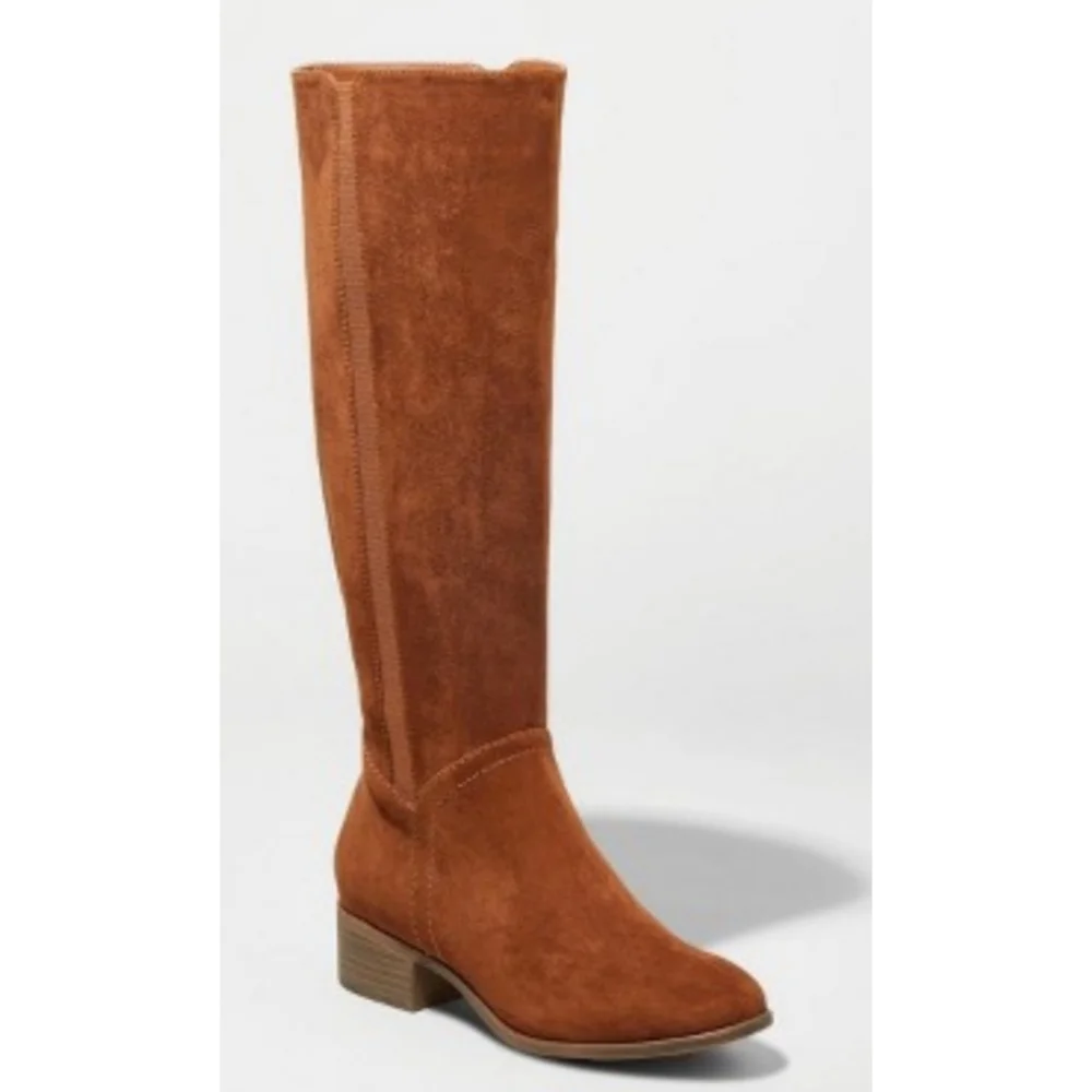 Universal Thread Brielle Riding Boots Red tint brown Size 6